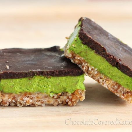 Mint Chocolate Nanaimo Bars